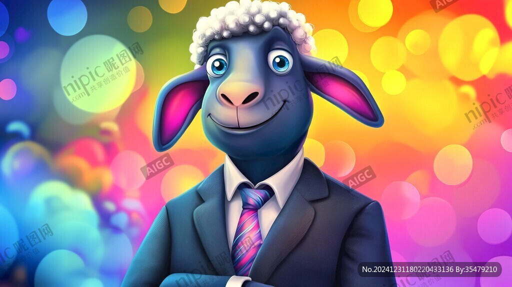 羊年卡通形象会