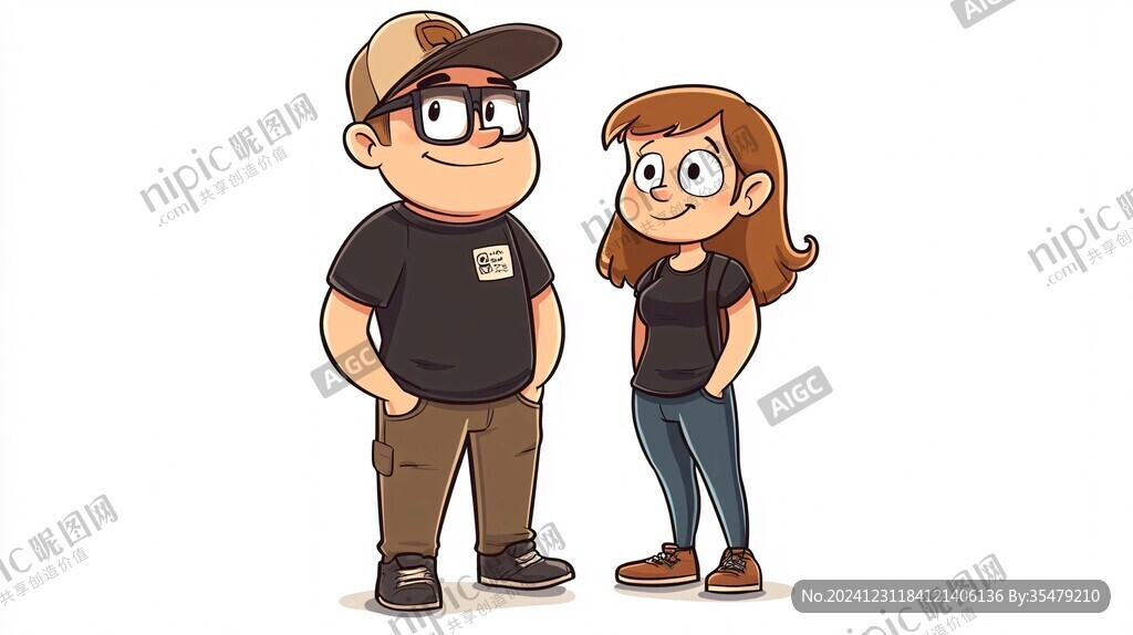 好朋友卡通ip形象