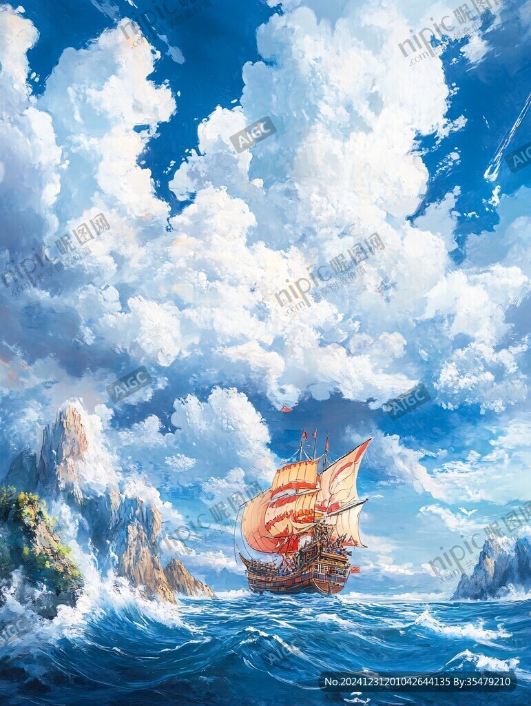 扬帆启航高清画