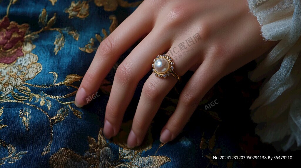 爱情意境牵手珠宝首饰