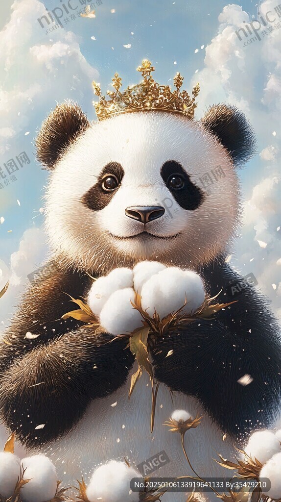 熊猫插画王者驾到