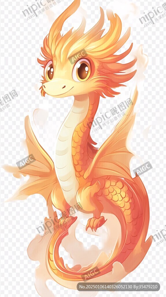 q版龙卡通龙造型