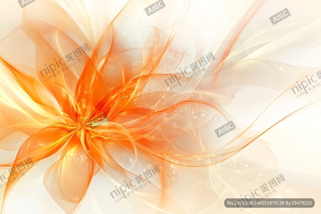 动感花纹唯美线条