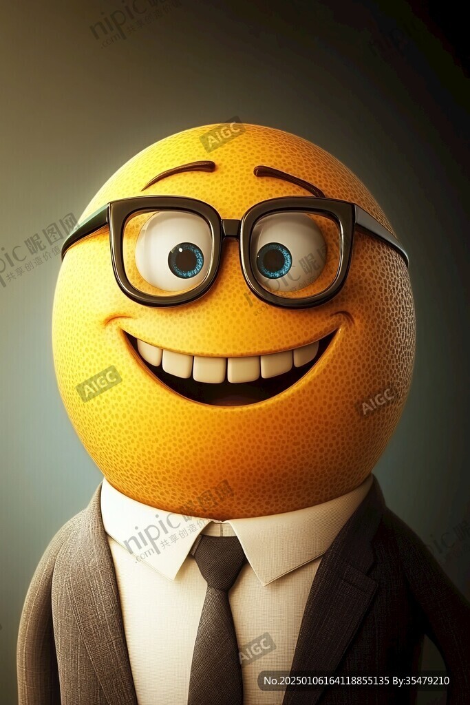 情绪拟人3d元素