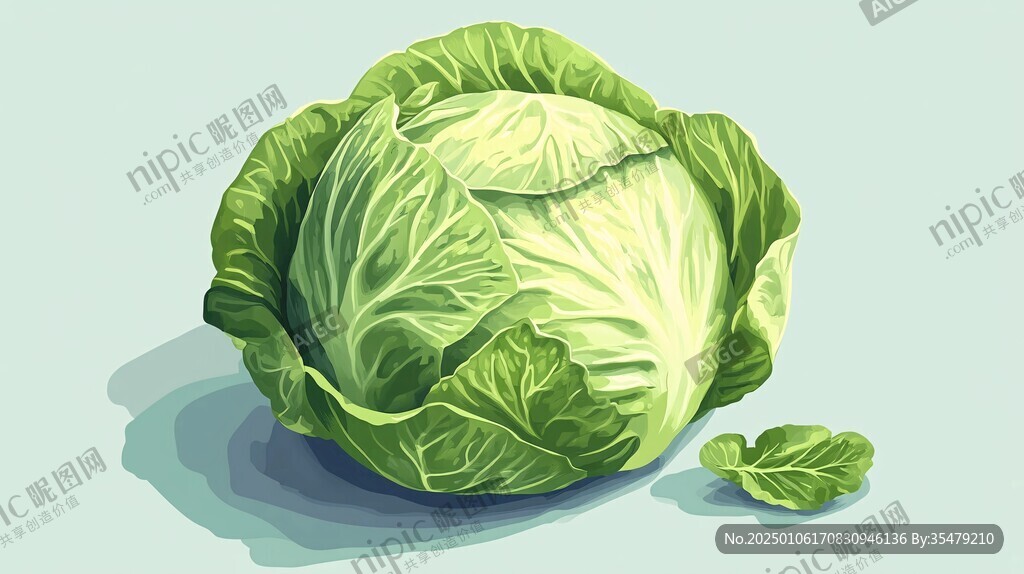 卷心菜插画