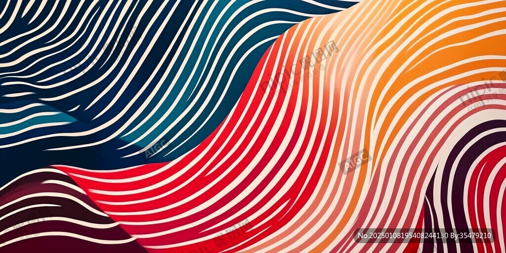 抽象地毯波纹扭曲壁纸