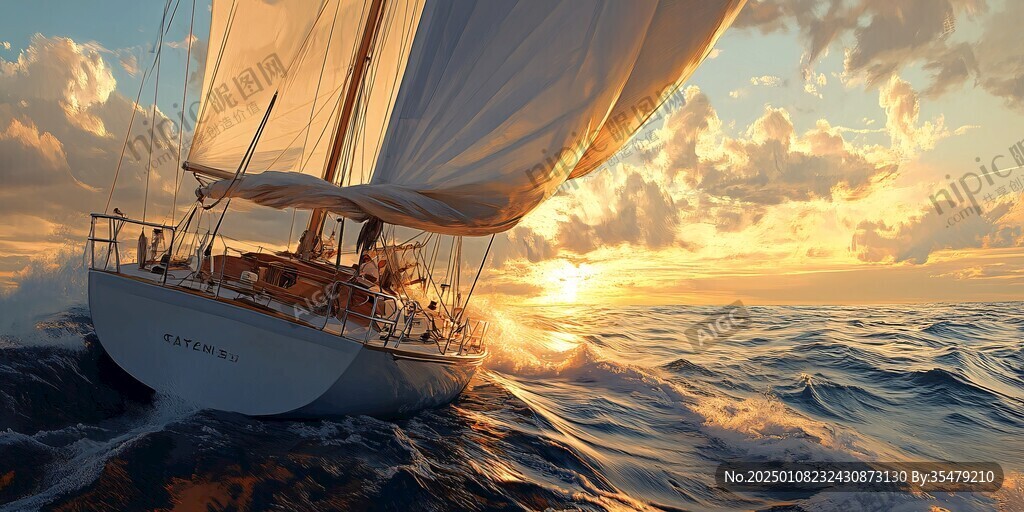 扬帆起航启航大海