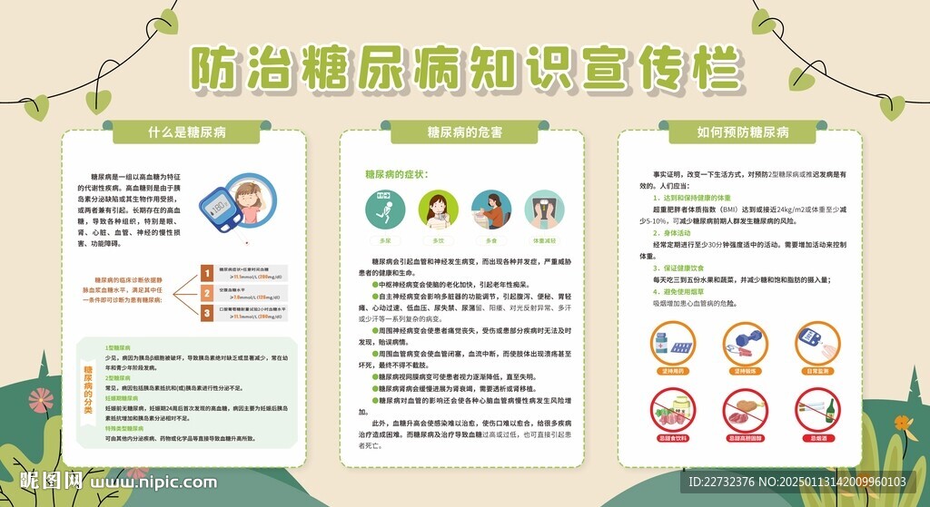 糖尿病科普宣传知识