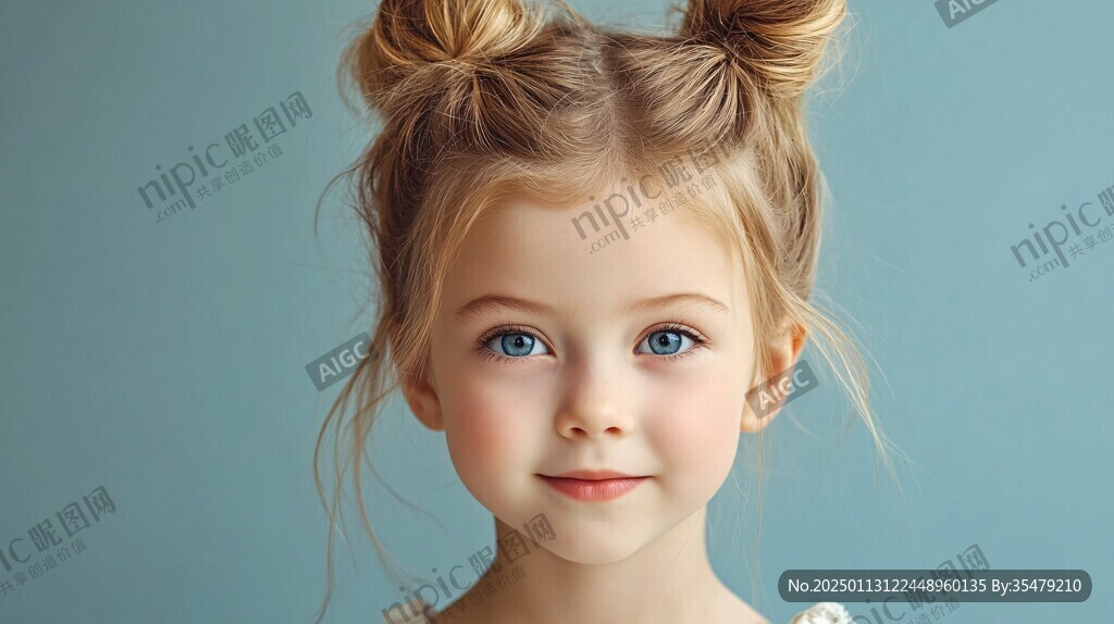 怡然自得的小女孩壁纸