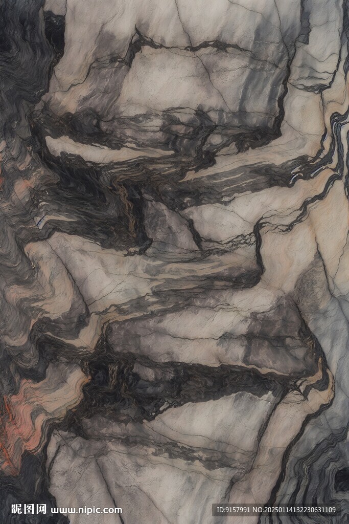 高级线纹灰岩石肌理