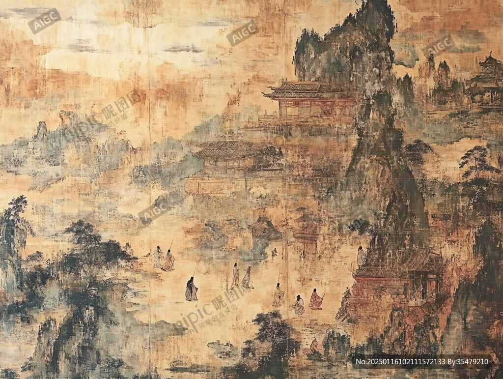 滕王阁巨制壁画