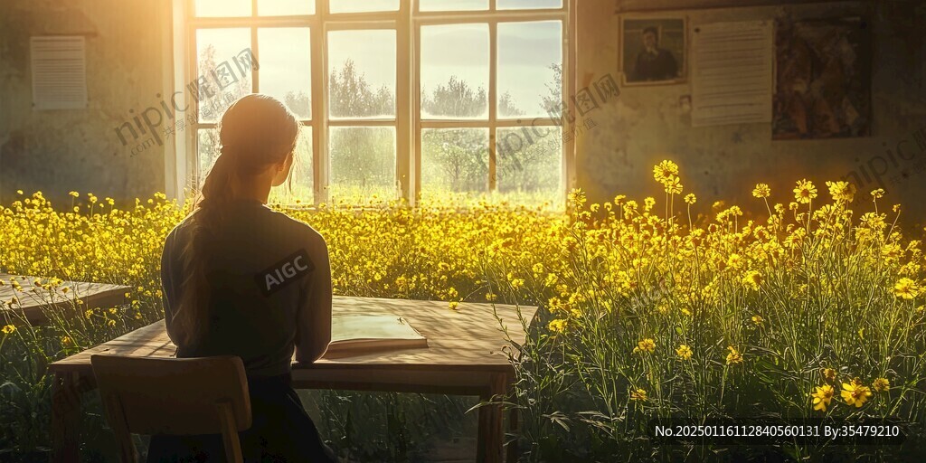 黄色室内暖光太阳光