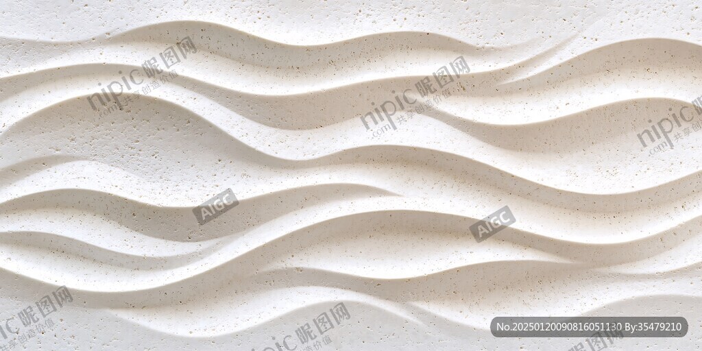 波浪元素墙面