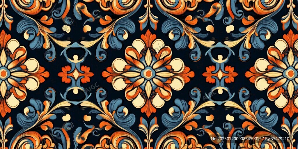 3d欧式花纹底纹