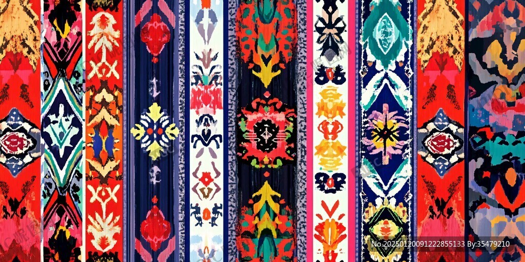 中东欧美民族风花型