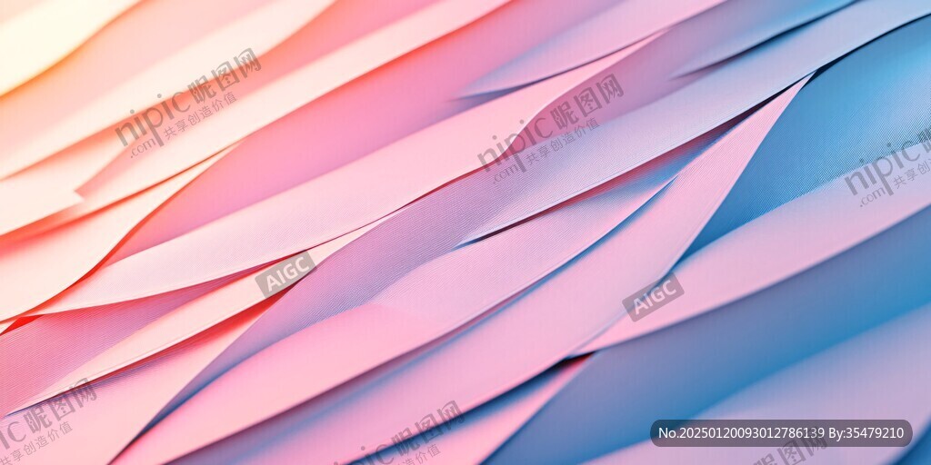 炫彩撞色立体质感背景