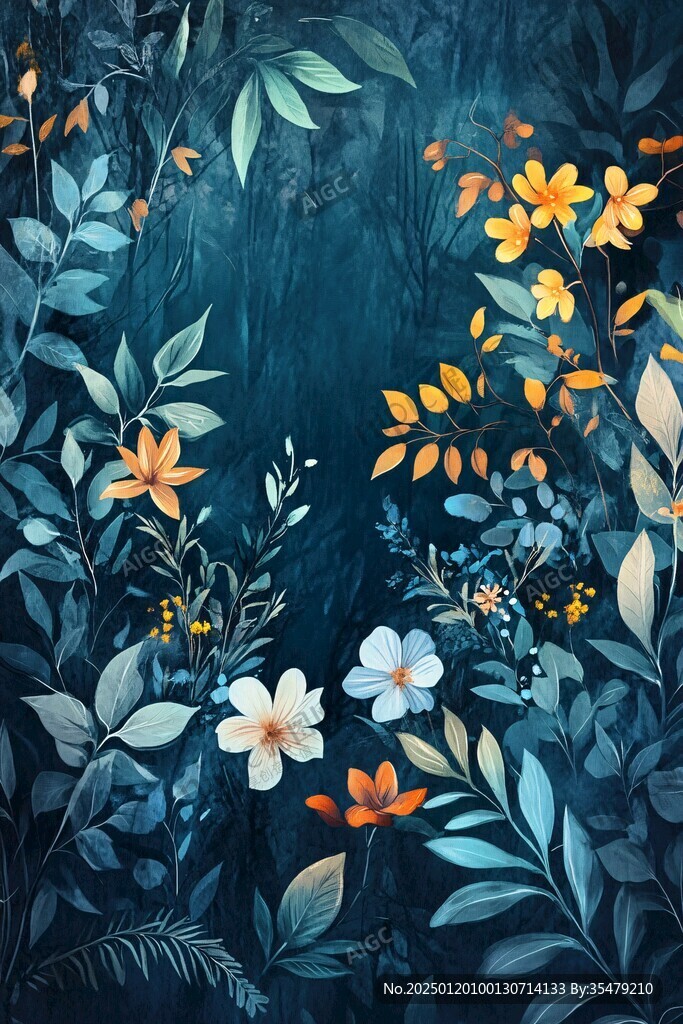 创意森林系背景