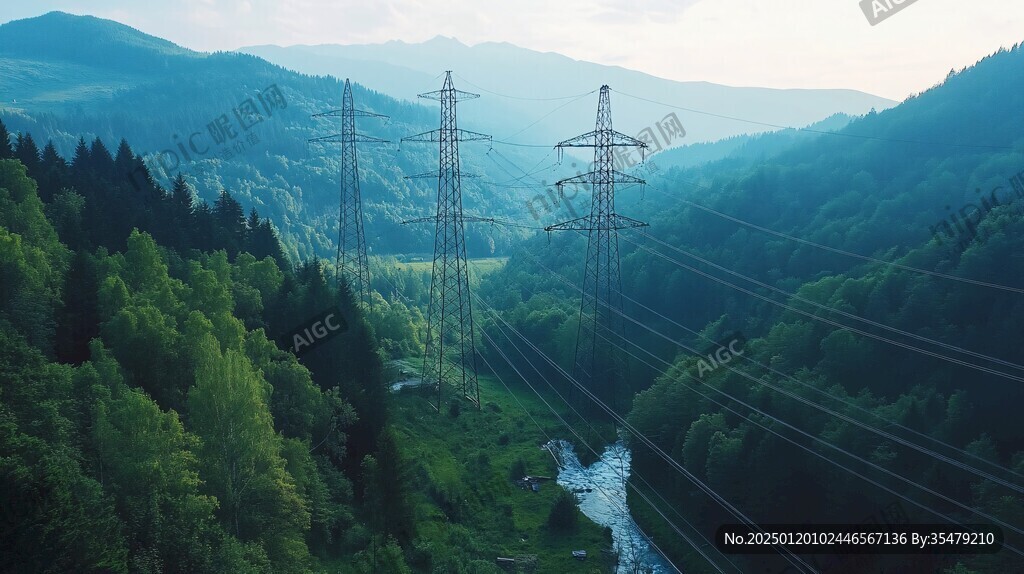 供电题材背景素材