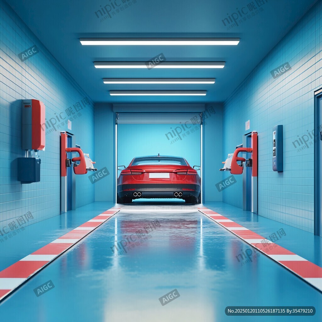 3dmax车库效果图