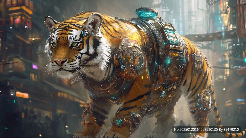 潮流虎原创形象