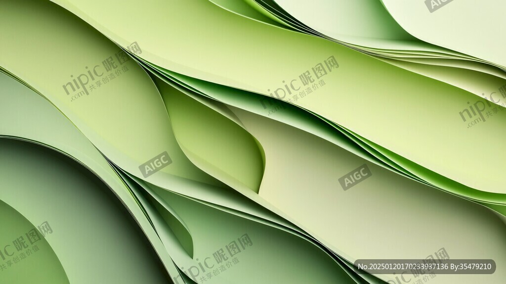 绿色渐变扭曲的