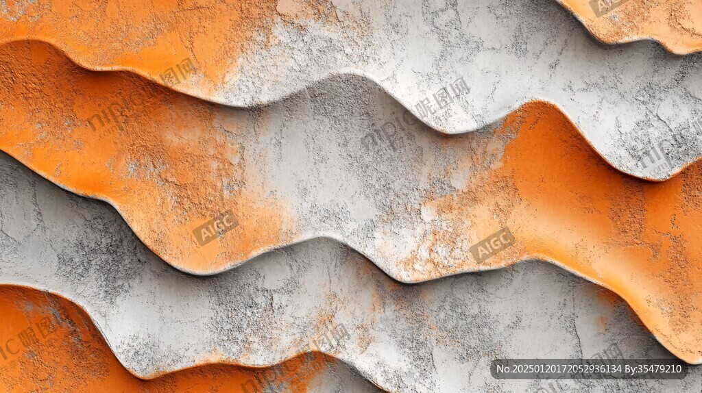 肌理彩色流体背景墙