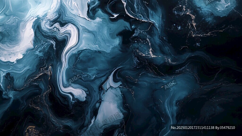 炫丽的梦幻流体画