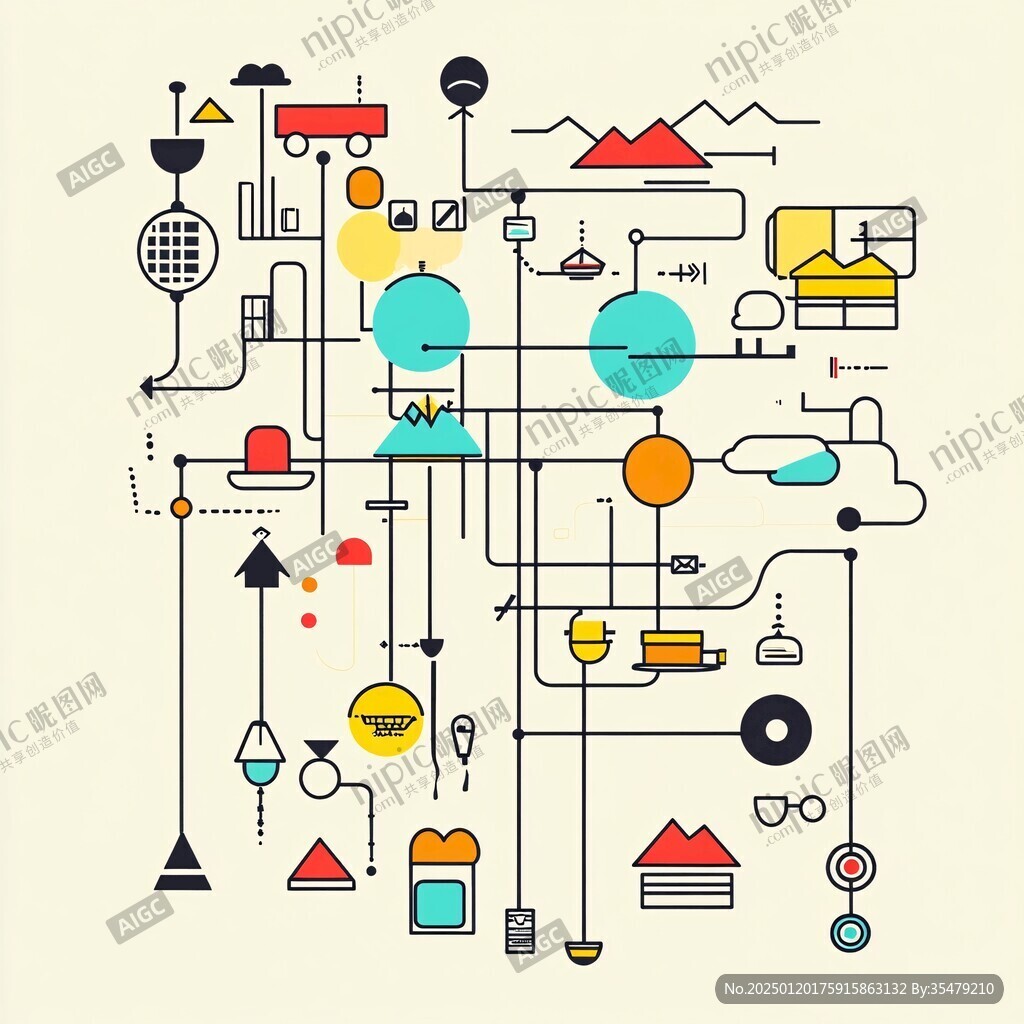 简约大气杂乱设计图案