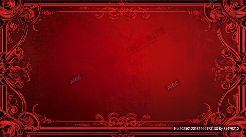 红金色欧式背景