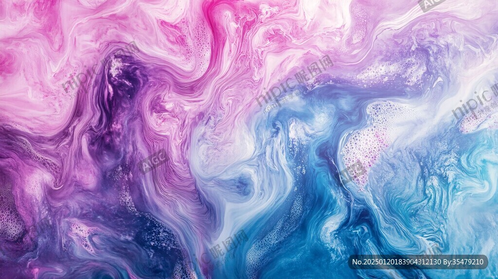 炫丽的梦幻流体画