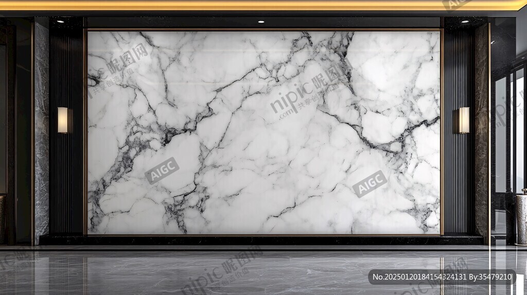 大厅挂图大理石纹理