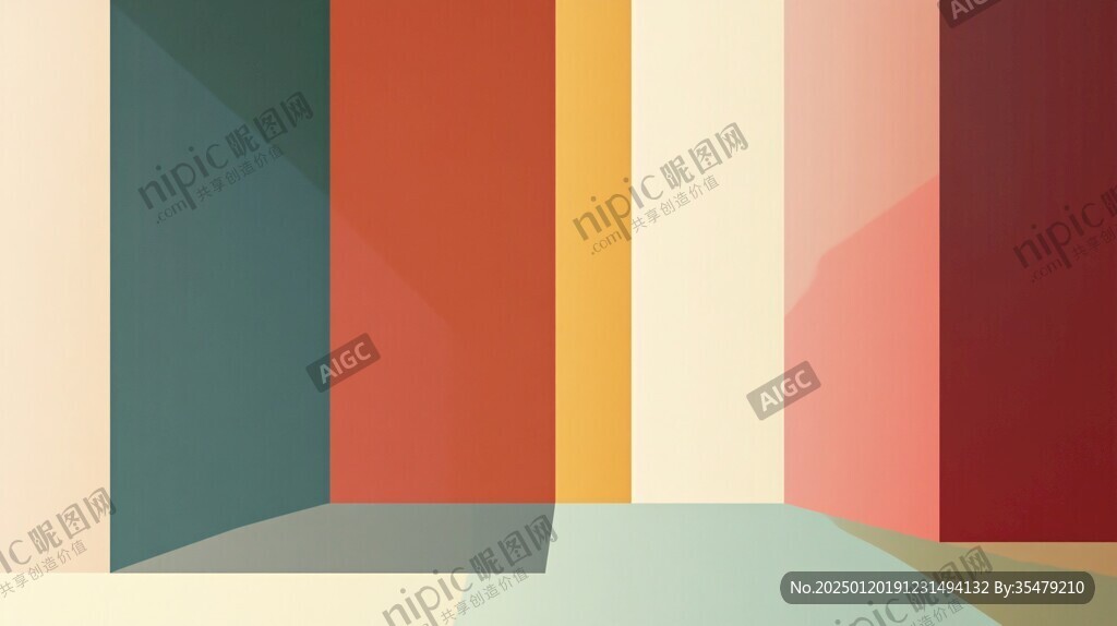 色块撞色拼色背景