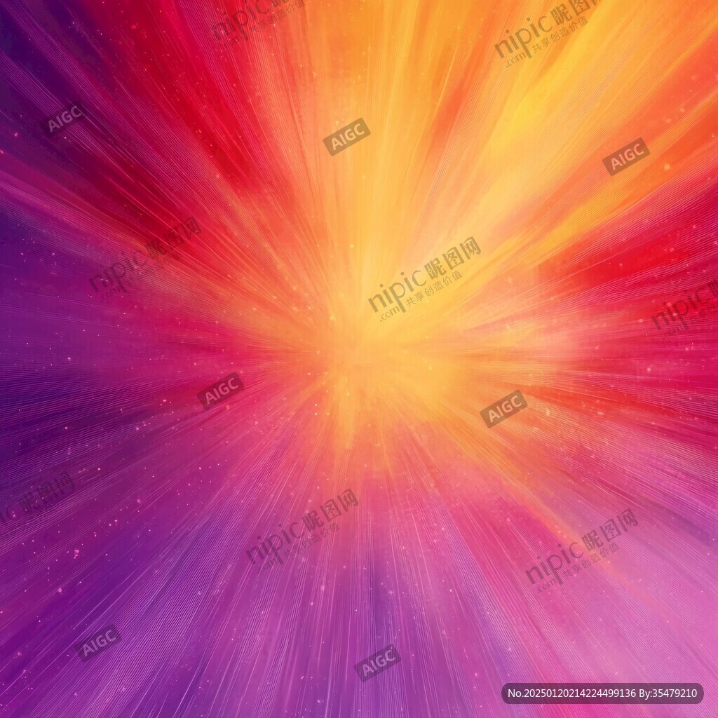 炫彩放射背景