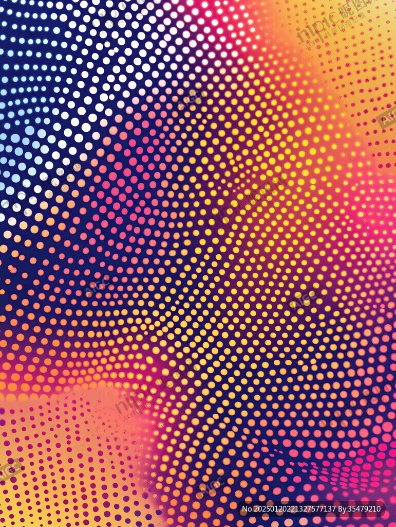 波普点渐变效果