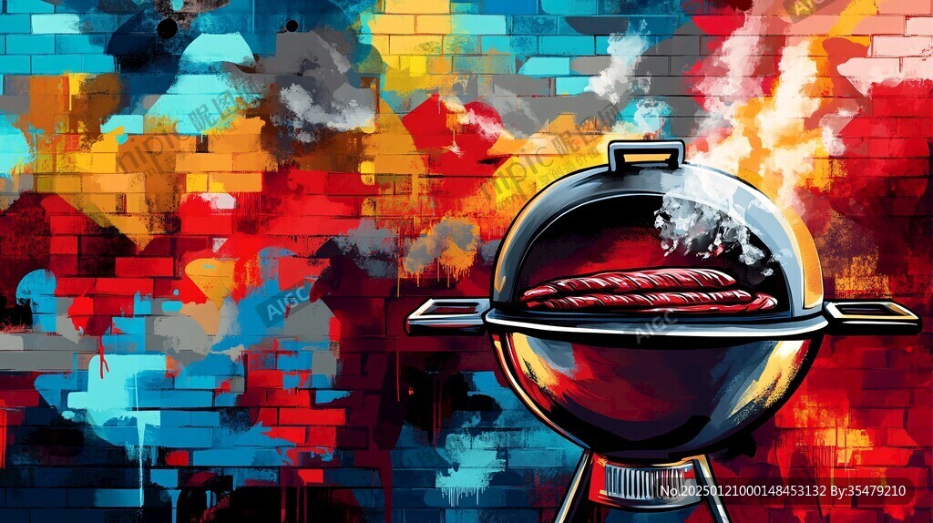 烧烤墙纸