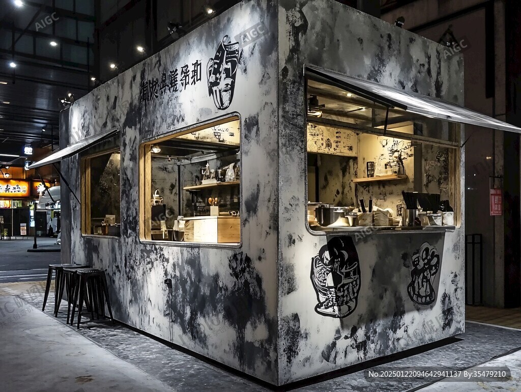 集装箱奶茶店门头