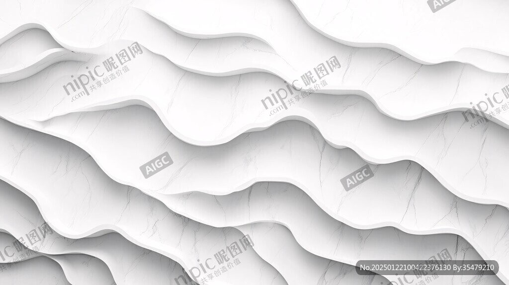 波浪元素墙面