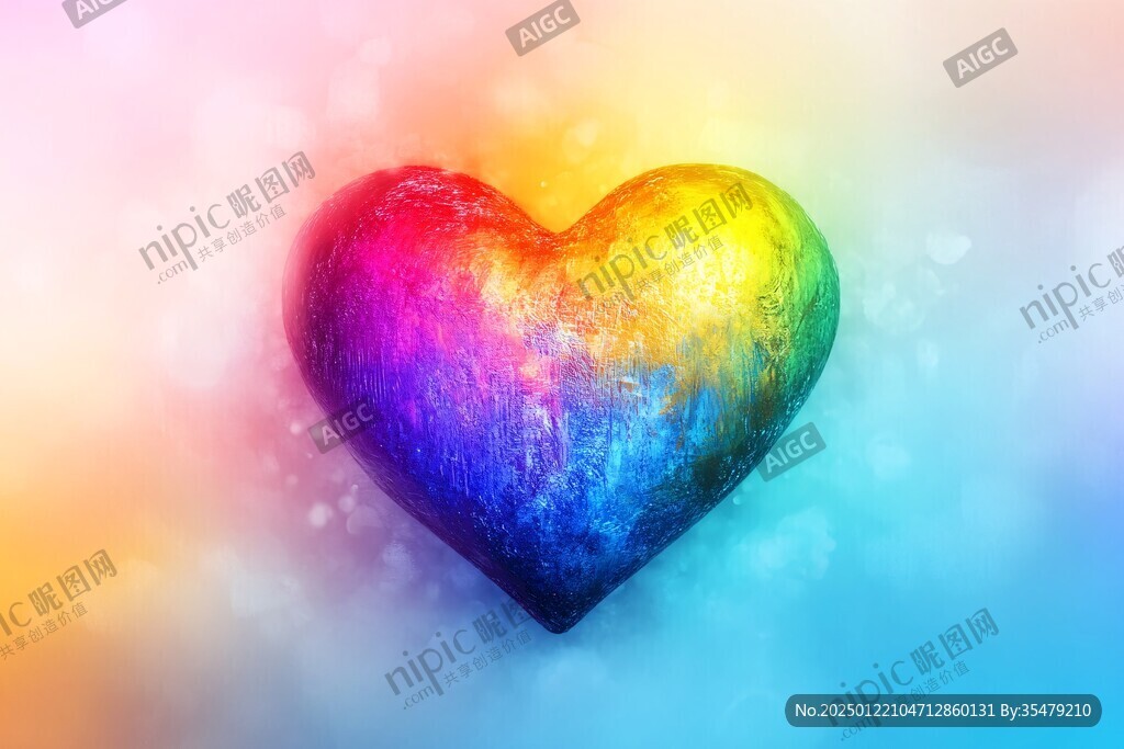 炫彩爱心