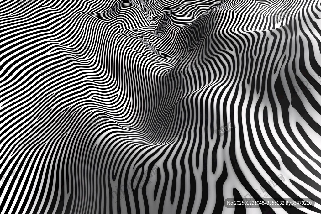 创意斑马皮纹