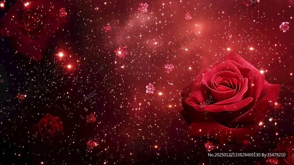 闪光光圈玫瑰花