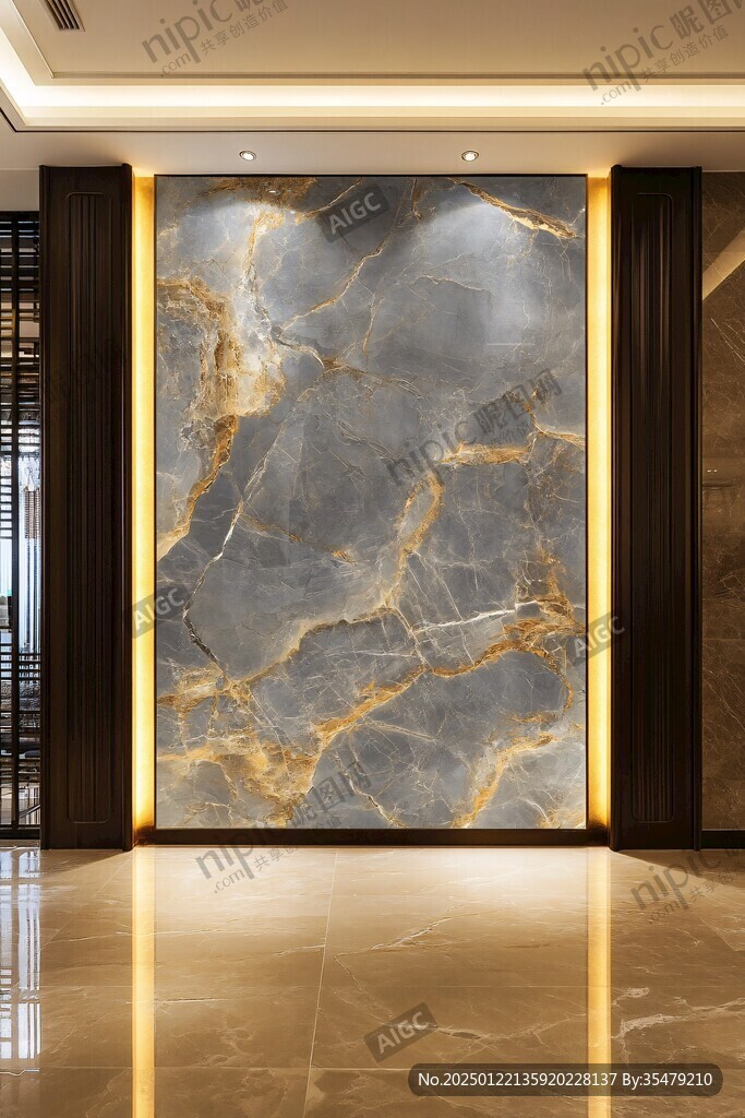 大厅挂图大理石纹理