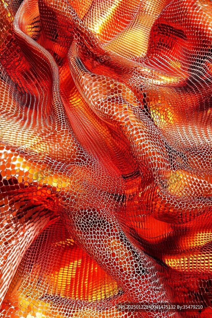 3d抽象连续凹凸肌理