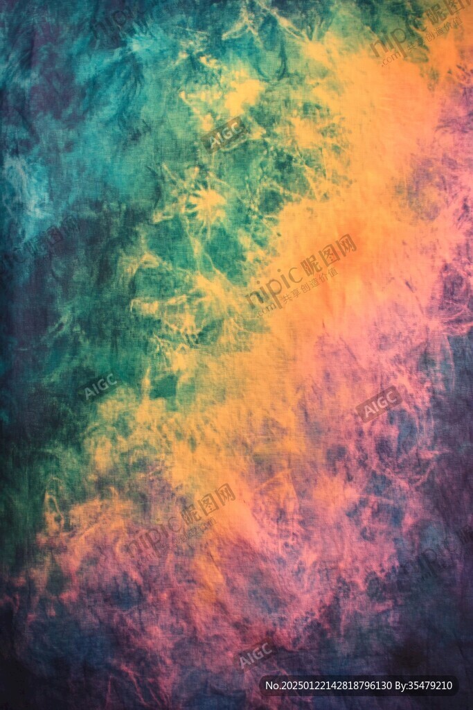 多色烟雾艳丽图案背景