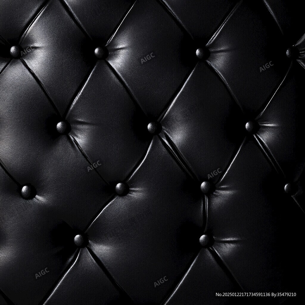 超清黑色皮革