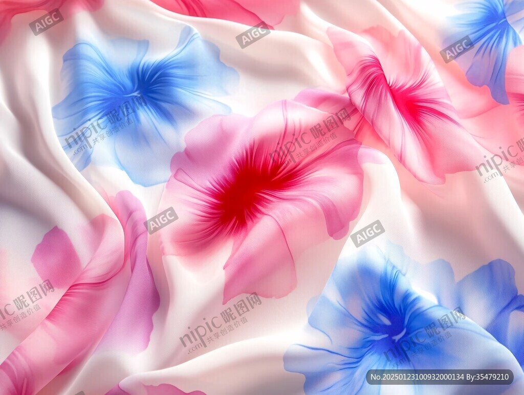 3d浮雕缤纷花卉