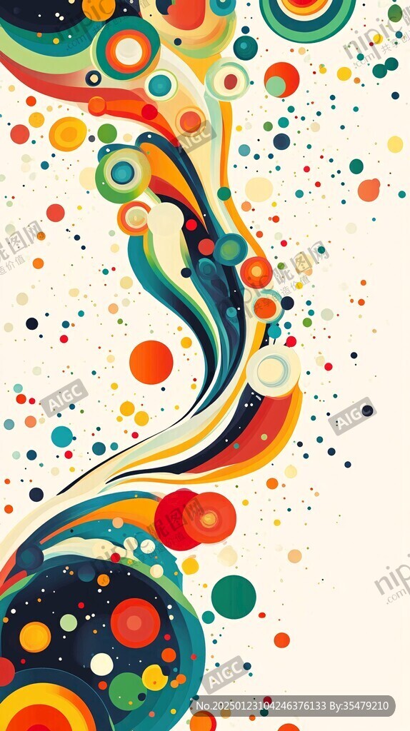 炫彩抽象现代风格