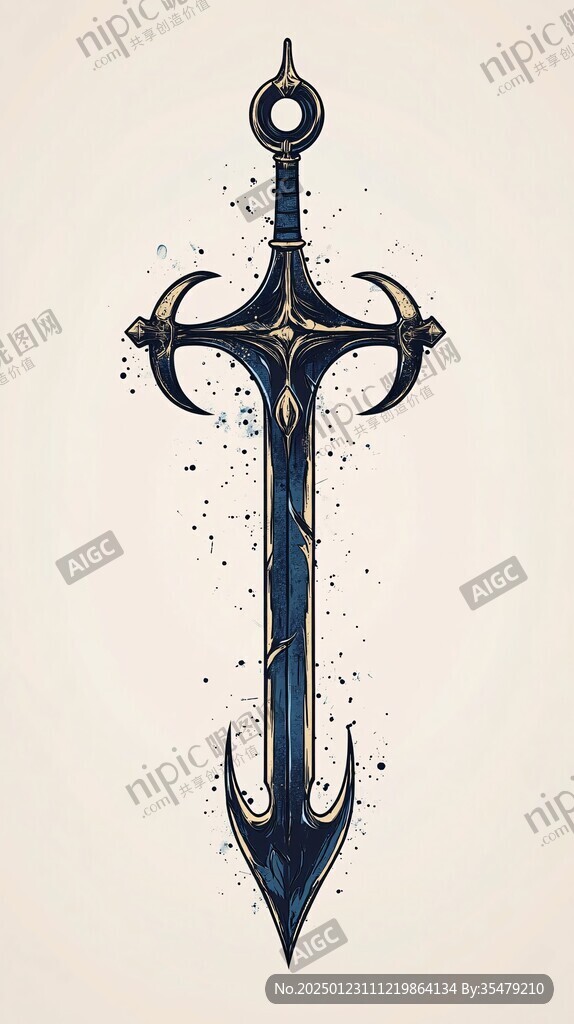 手绘利剑