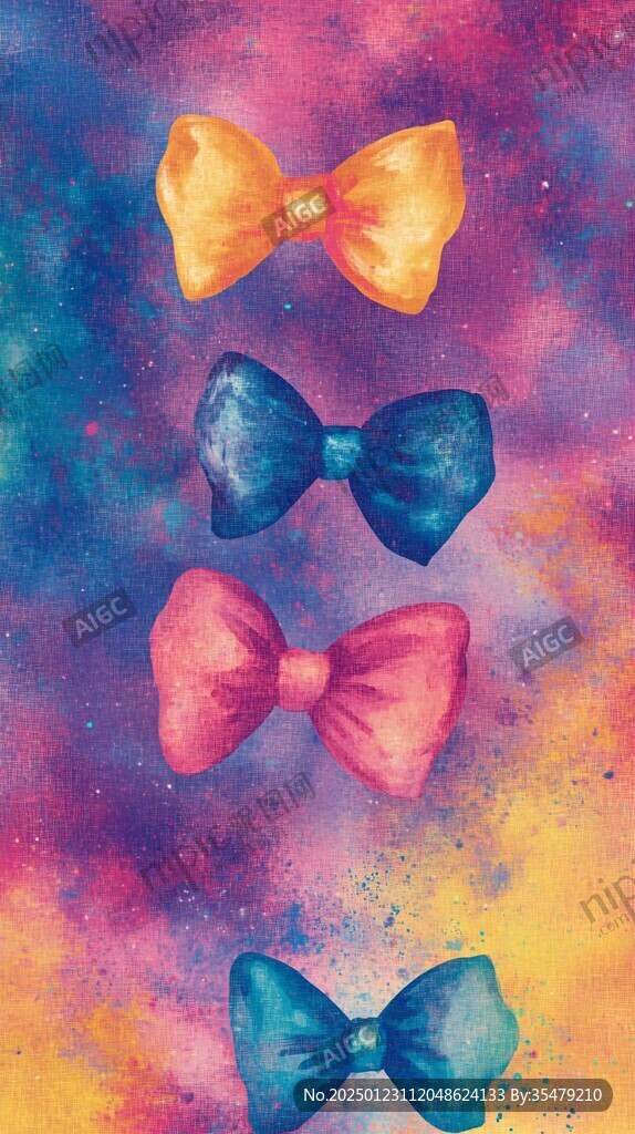 壁纸儿童卡通幻彩星星