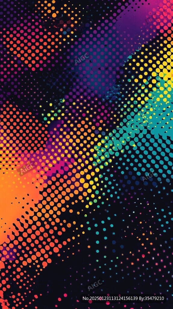 波普点渐变效果