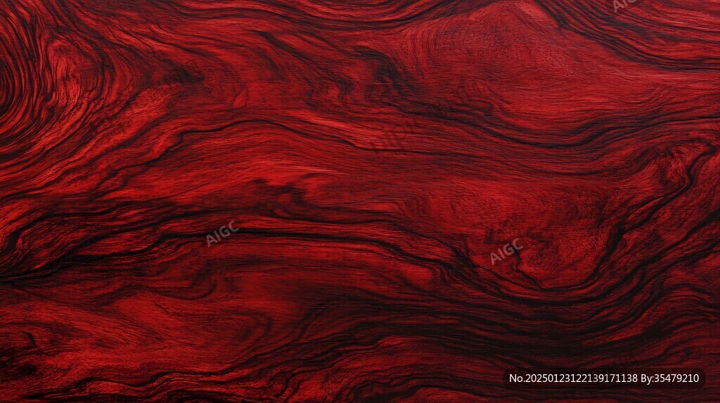 红色抽象木纹